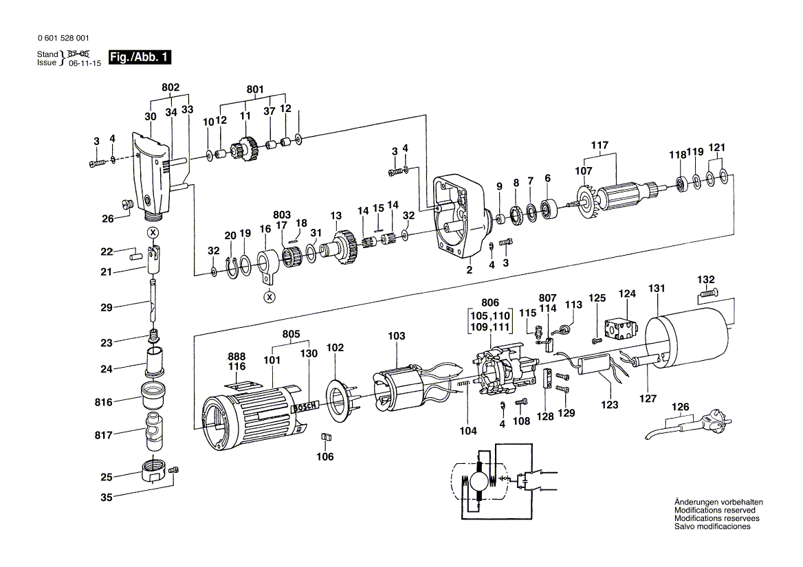 Bosch 0601528035 Tool Parts