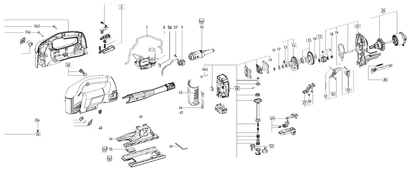 PSB 420 EBQ 120V (10213004) Jigsaw Parts