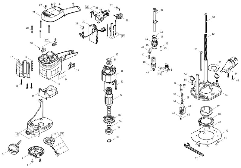 OF 1010 REQ US (10419068) Router Parts