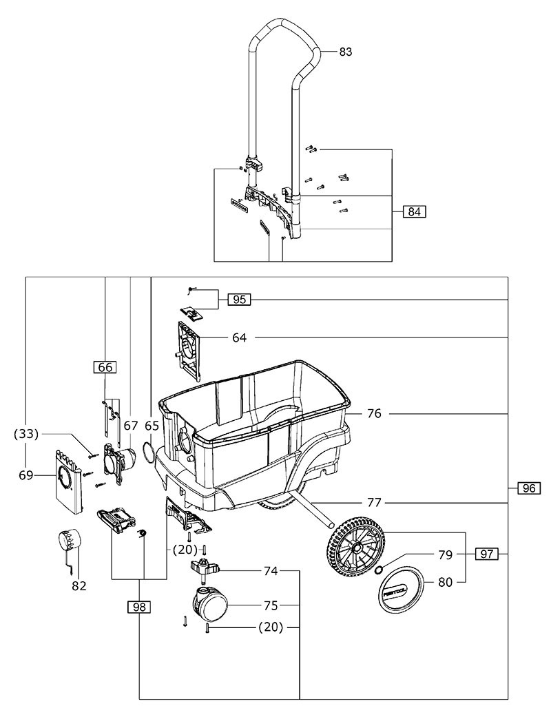 CT 36 E HEPA (10465672) CT Mobile Dust Extractor Parts