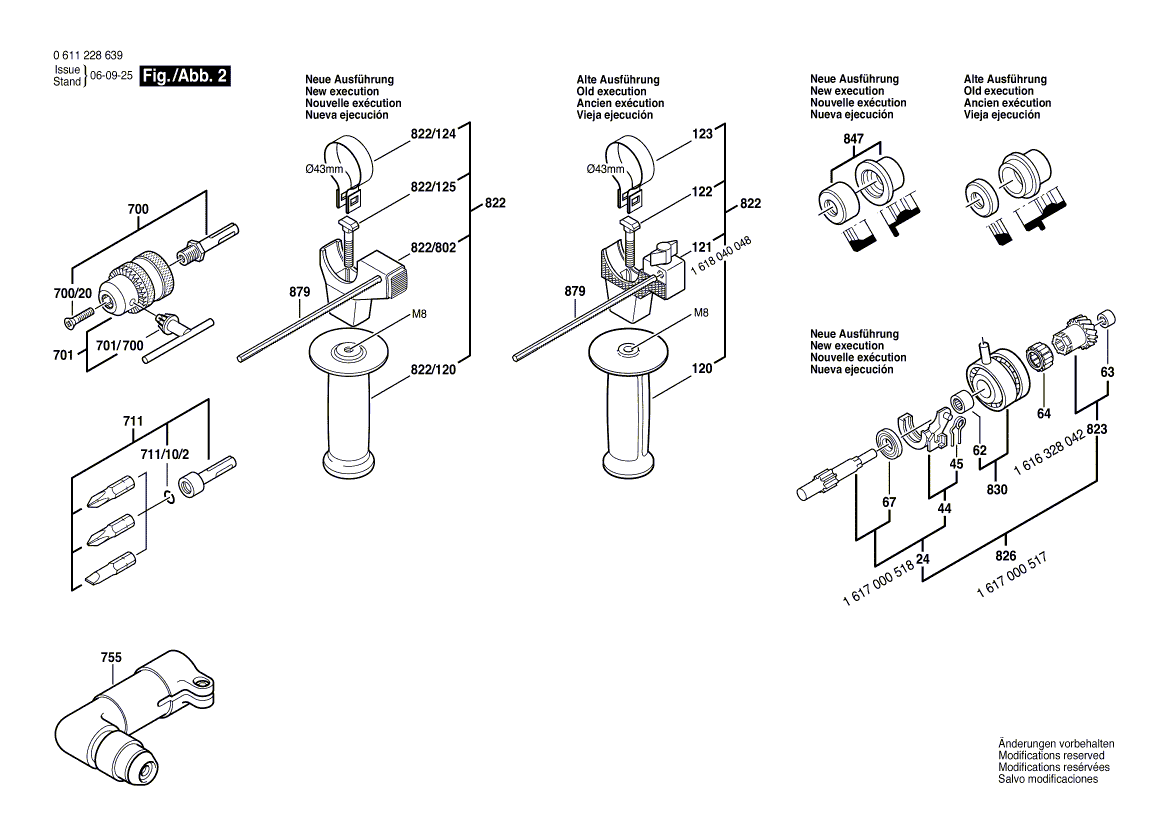 Bosch 11228vs - 0611228639 Tool Parts