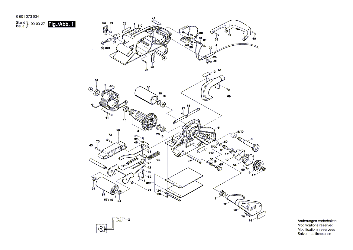 Bosch 1272 - 0601272034 Tool Parts