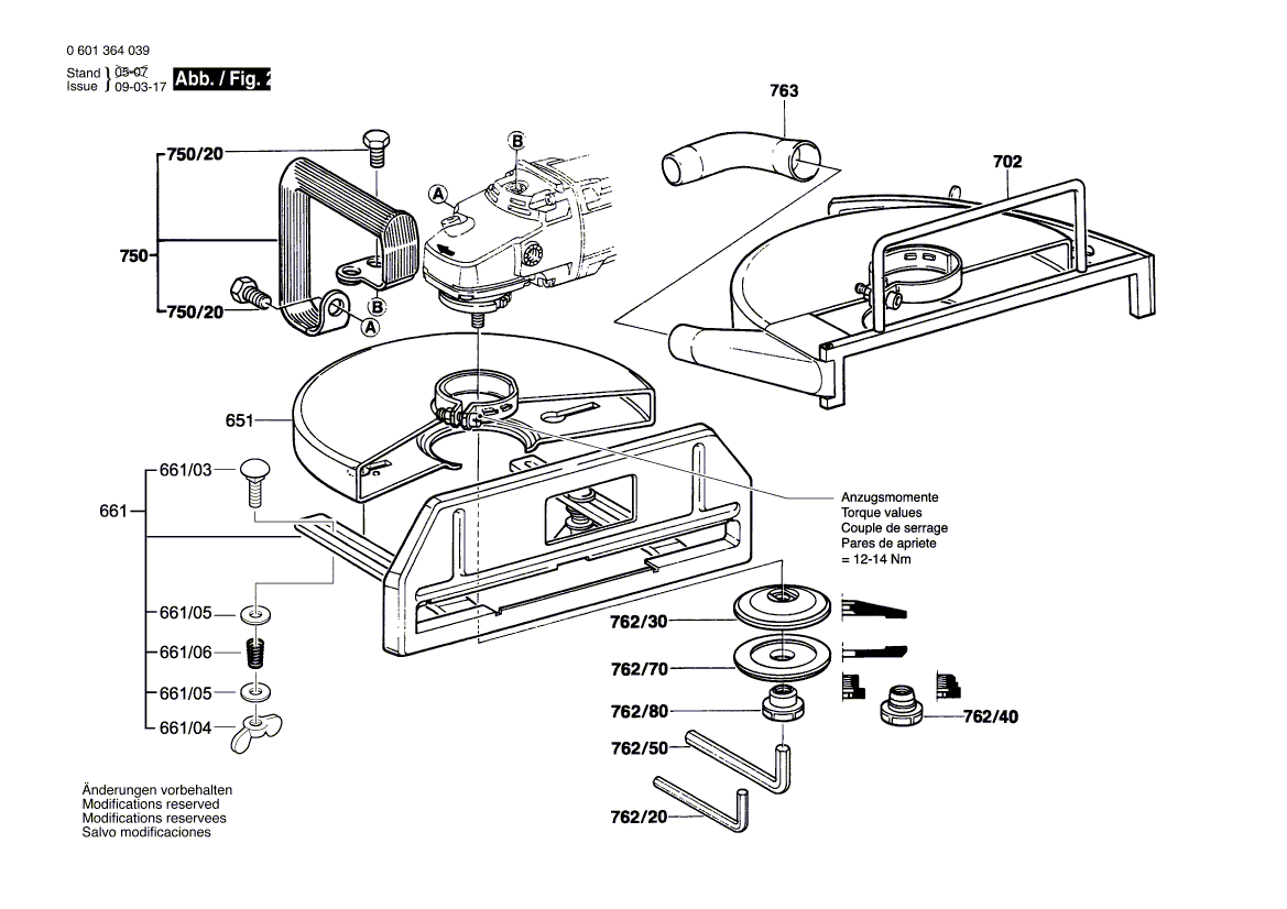 Bosch 1364 - 0601364039 Tool Parts