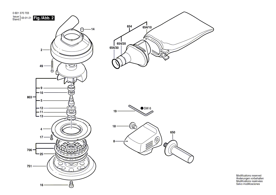 Bosch 1370-devs - 0601370739 Tool Parts