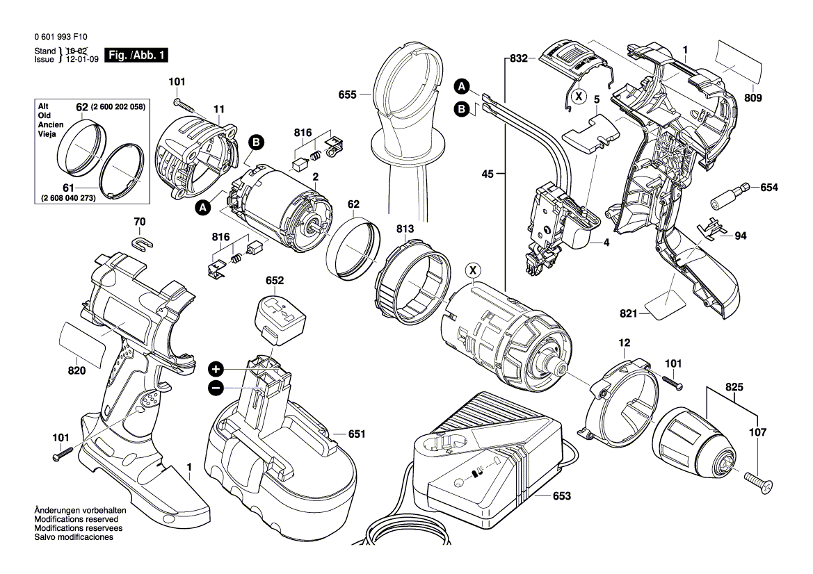 Bosch 17618-01 - 3601h59s10 Tool Parts