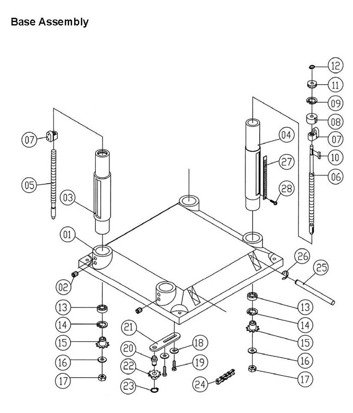 Powermatic 15S Spiral Cutterhead Planer Parts (1791210)