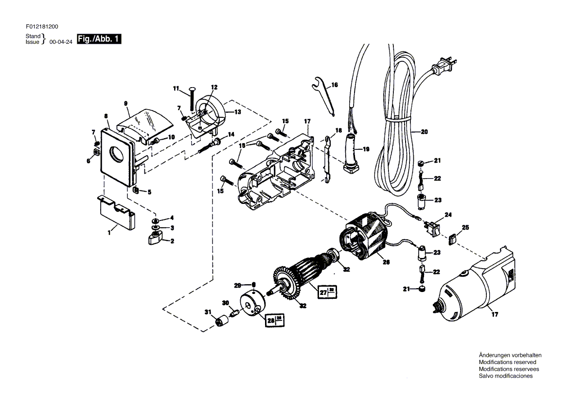 Skil 1812 f012181299 Parts - Router