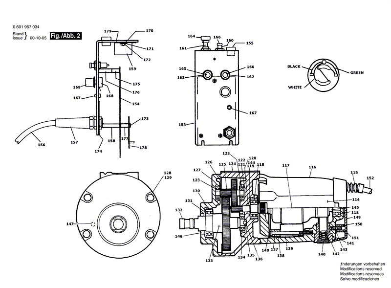 Bosch 1967evs - 0601967034 Tool Parts