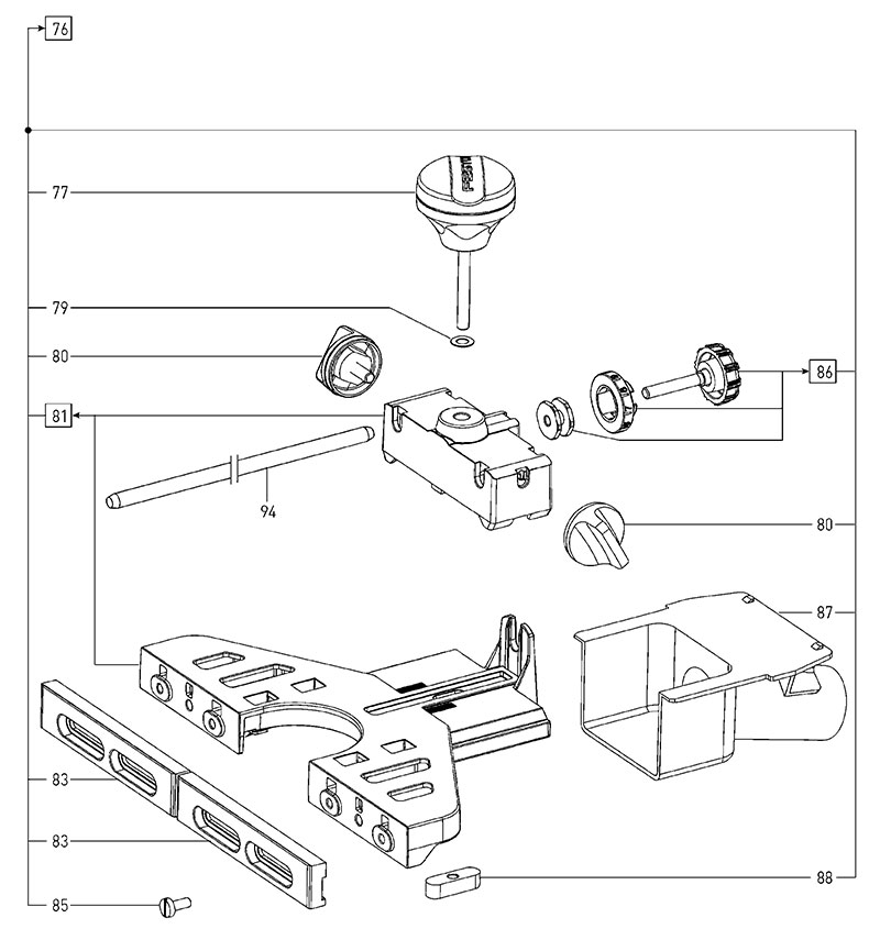 OF 1400 EQ-F 120V (201147) Router Parts