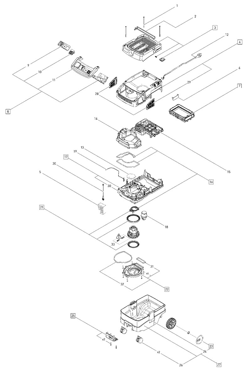 CT 15 E HEPA (201945) CT Mobile Dust Extractor Parts