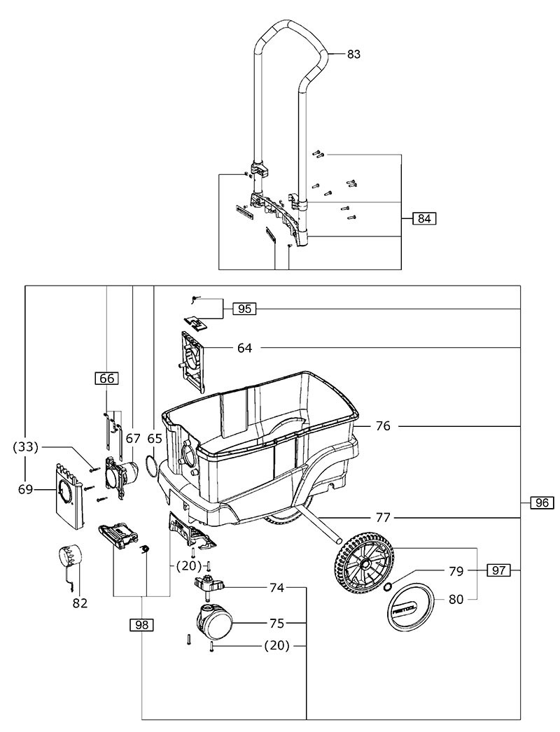 CT 26 E HEPA 120V (202148) CT Mobile Dust Extractor Parts