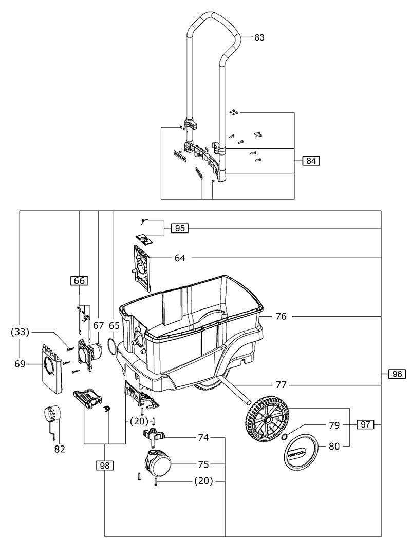 CT 36 E AC HEPA US (205575) CT Mobile Dust Extractor Parts