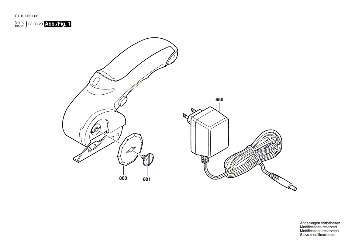 Skil 2352 f012235200 Parts - Cordless Screw Driver