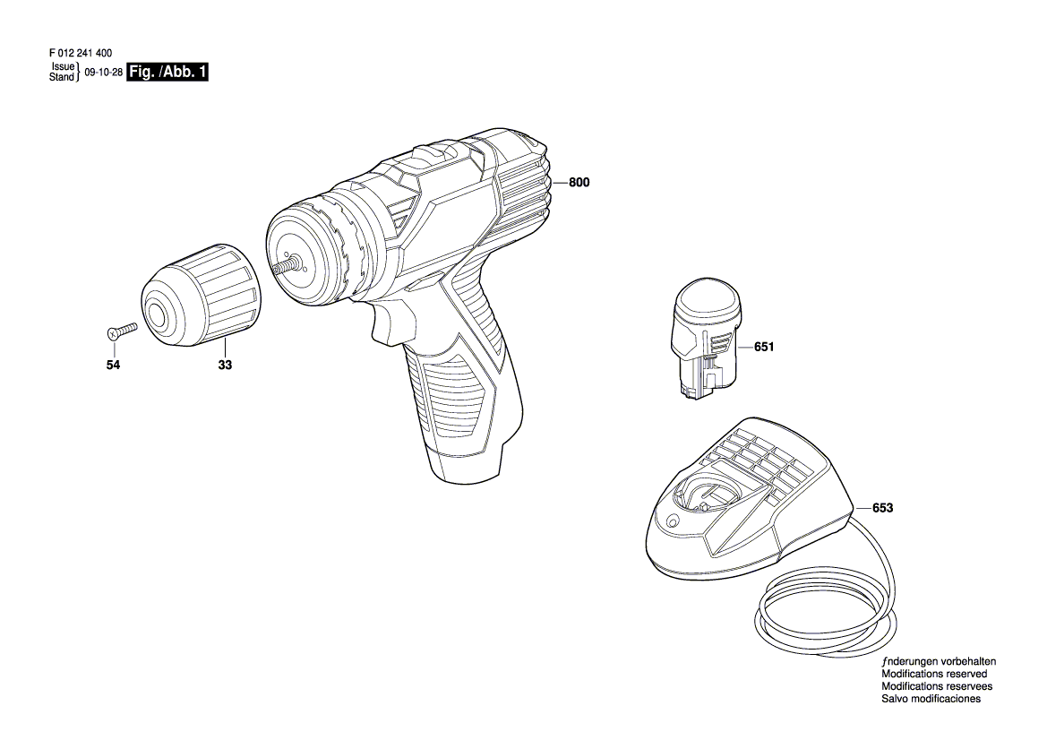 Skil 2415 f012241500 Parts - Cordless Drill Driver