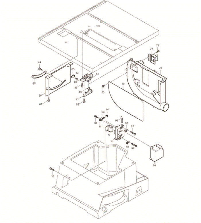 Makita 2702x1 Parts - 8-1/4-Inch Table Saw with Electric Brake