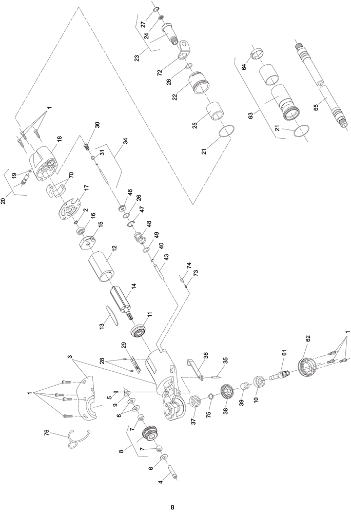 Sioux 2S2300SR Parts - Skin Clamp Runner