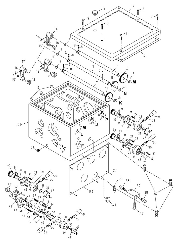 Jet 321830_GH-1440W-1 Lathe Parts