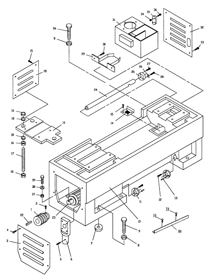 Jet 321910_GH-1440ZX Lathe Parts