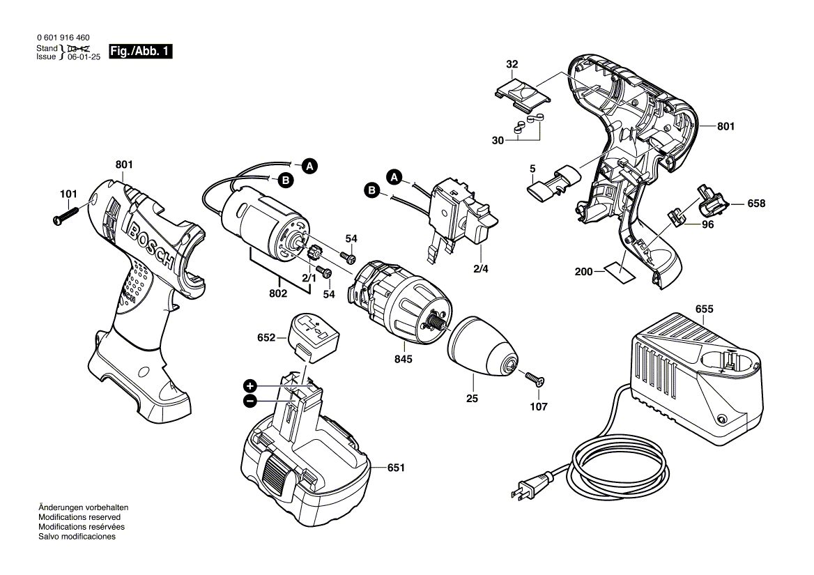 Bosch 32614 - 0601916470 Tool Parts