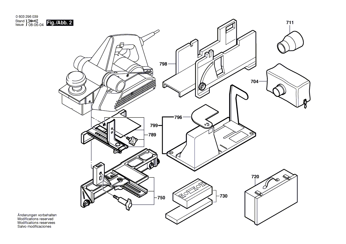 Bosch 3296 - 0603296039 Tool Parts