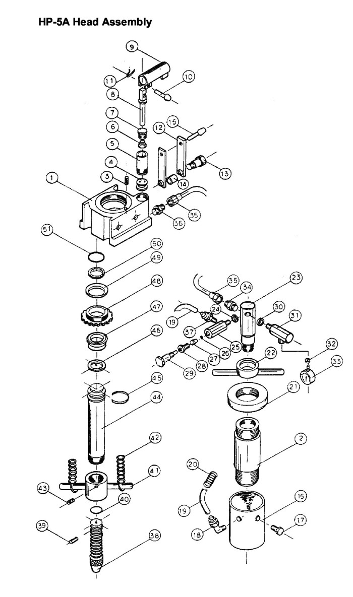 Jet 331406_HP-5A Hydraulic Press Parts