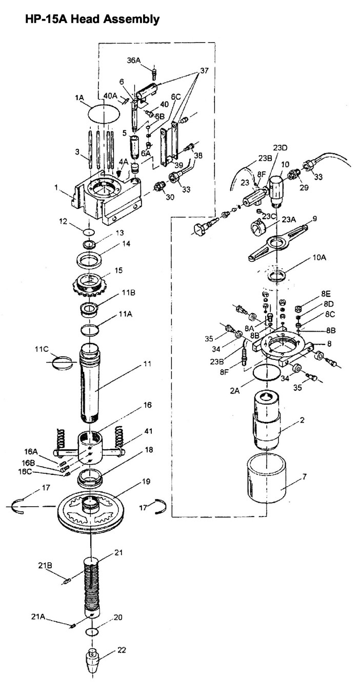 Jet 331431_HP-35A Hydraulic Press Parts