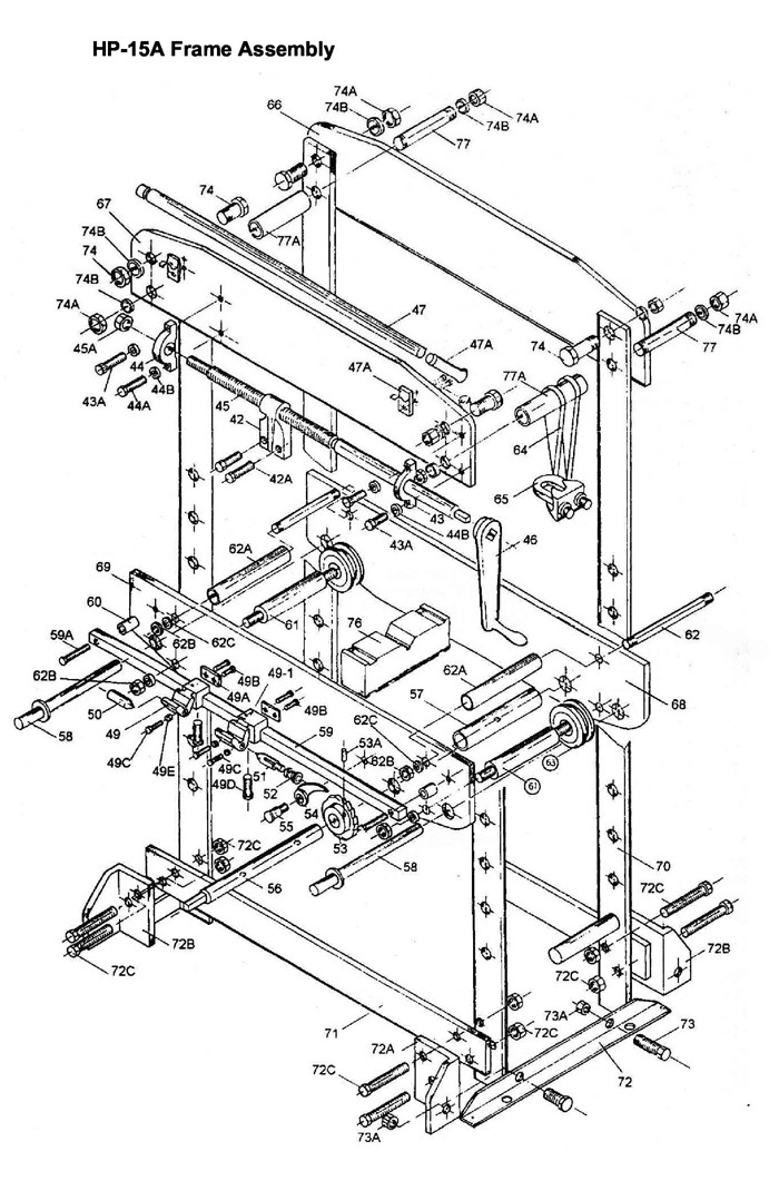 Jet 331431_HP-35A Hydraulic Press Parts