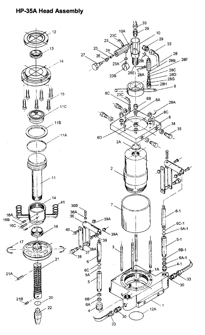 Jet 331431_HP-35A Hydraulic Press Parts