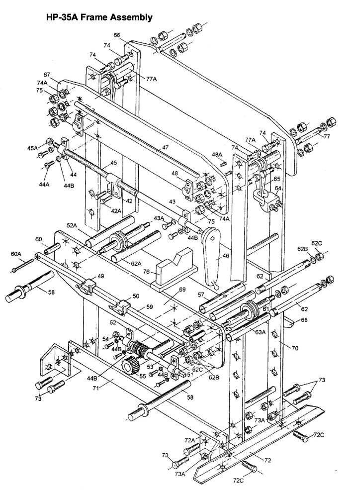 Jet 331431_HP-35A Hydraulic Press Parts