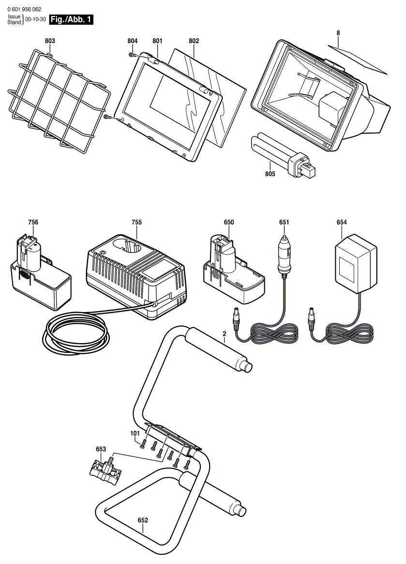 Bosch 3450 - 0601956060 Tool Parts