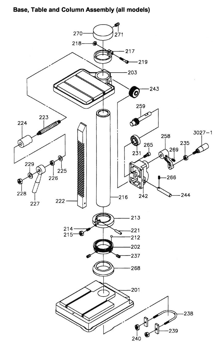 Jet 354024_GHD-20PF Drilling-Tapping Press Parts