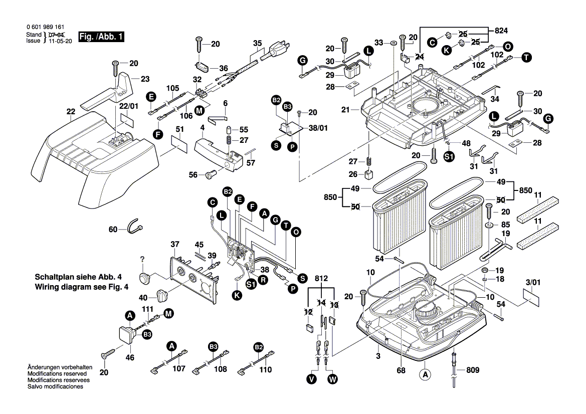 Bosch 3931a - 0601989161 Tool Parts