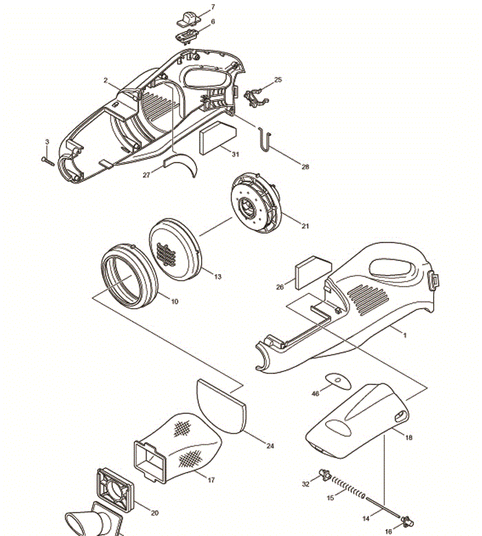 Makita 4033dz Tool Parts