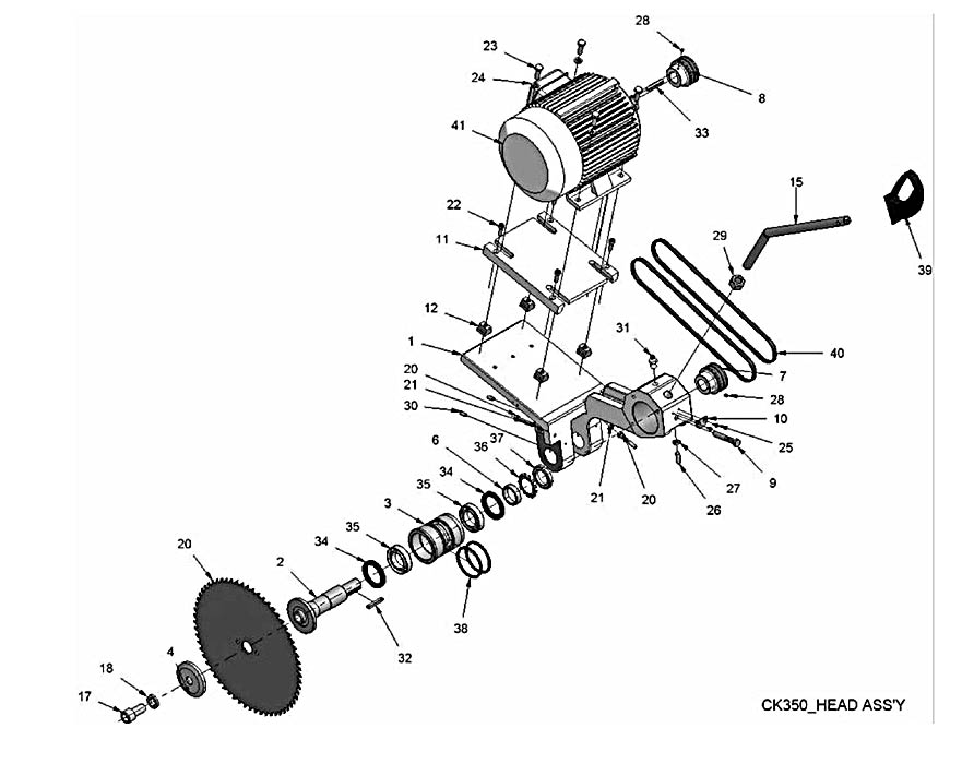 Jet 414203K Cold Saw Parts