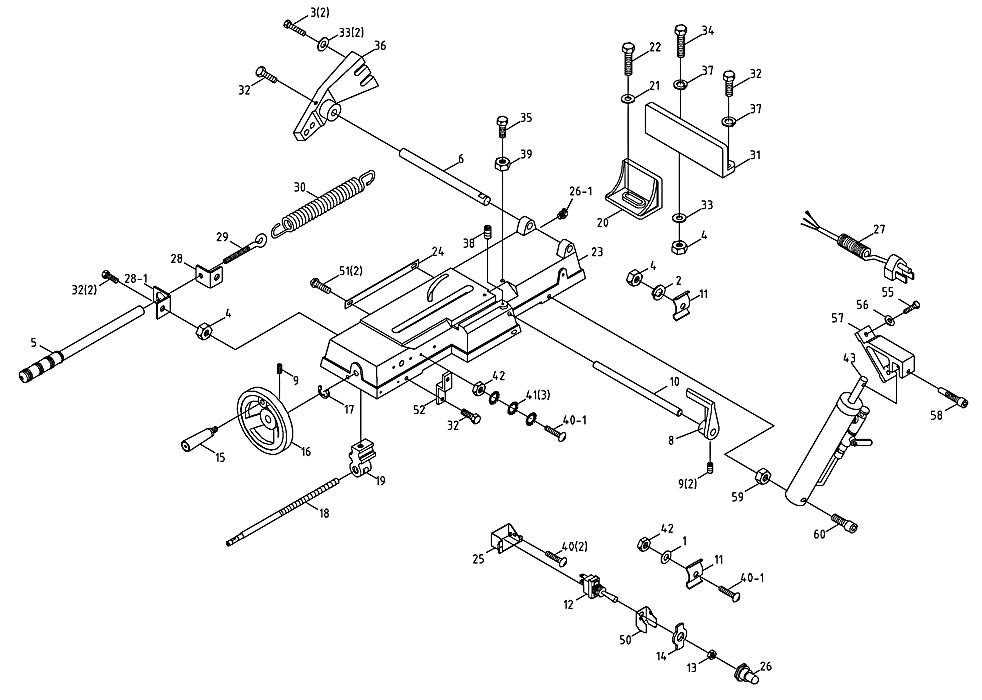 Jet J-3130 (414461) Band Saw Parts