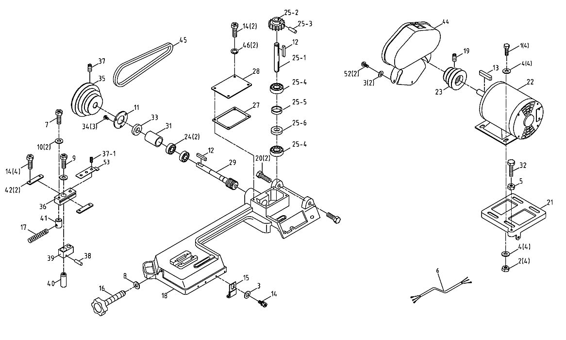 Jet J-3130 (414461) Band Saw Parts