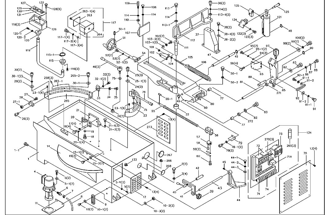 Jet J-7040M (414475) Band Saw Parts