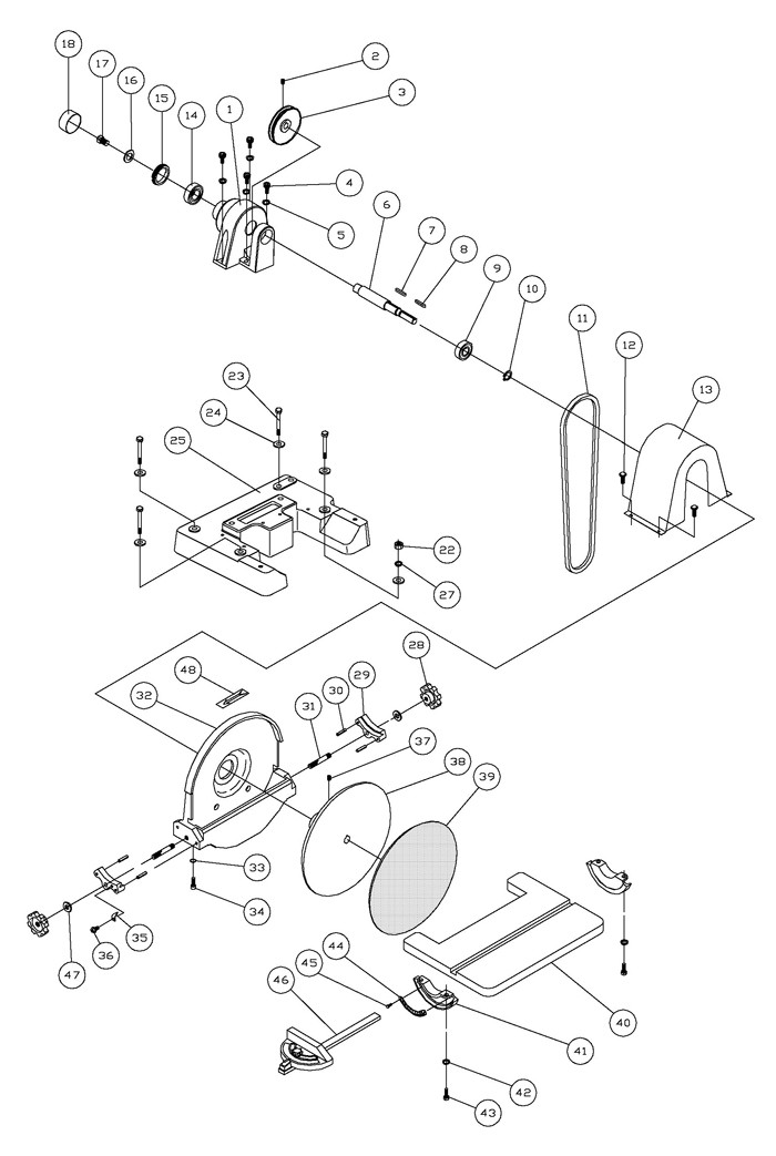 Jet 414551_J-4200A Belt-Disc Combination Sanding Parts