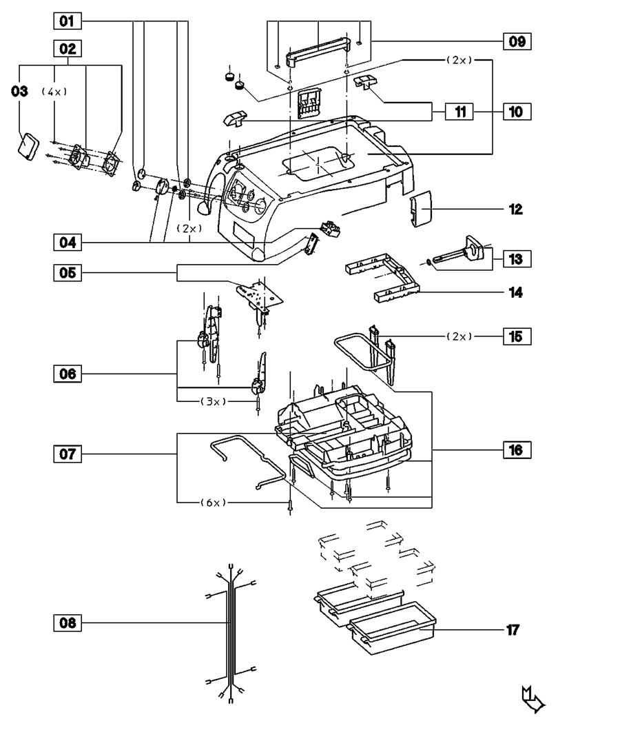 Festool CT 11E (454813) Dust Extractor Parts