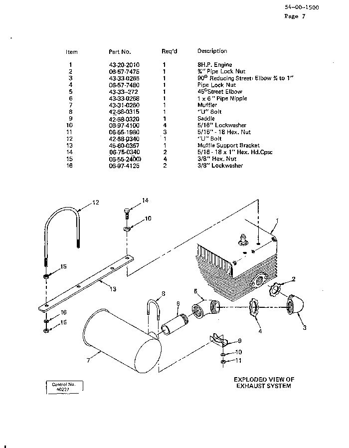 Milwaukee 4642 509-1001 Parts - Alternator