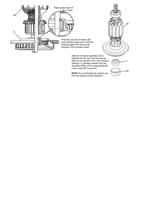 Milwaukee 5318-51 886b Parts - 1-1/2" (40mm) ROTARY HAMMER