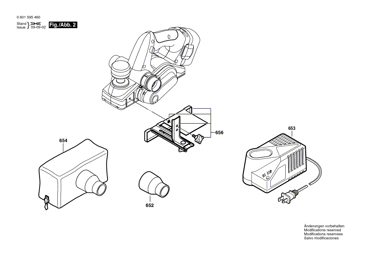 Bosch 53514 - 0601595460 Tool Parts