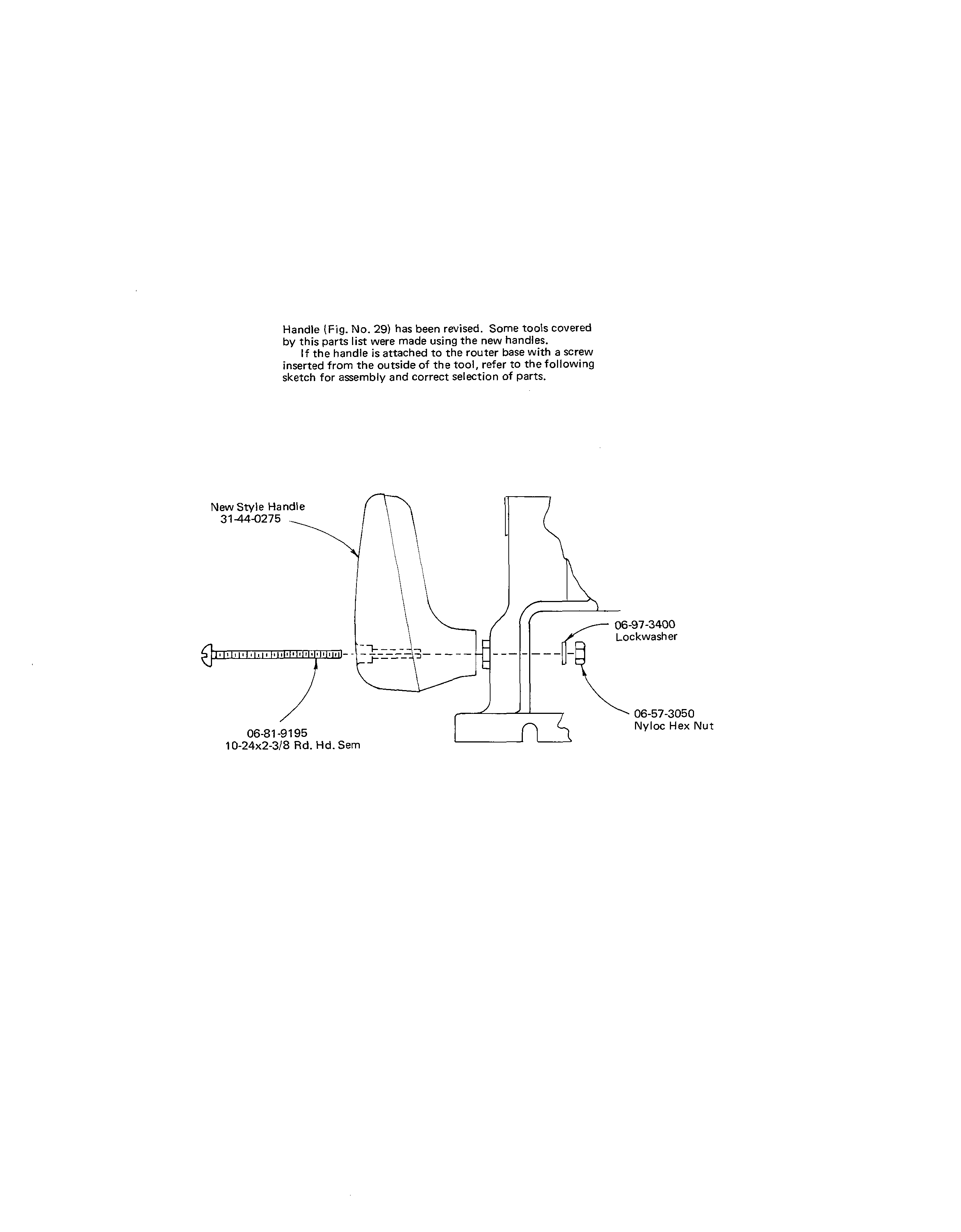 Milwaukee 5610 451-9000 Parts - 1 H.P. ROUTER