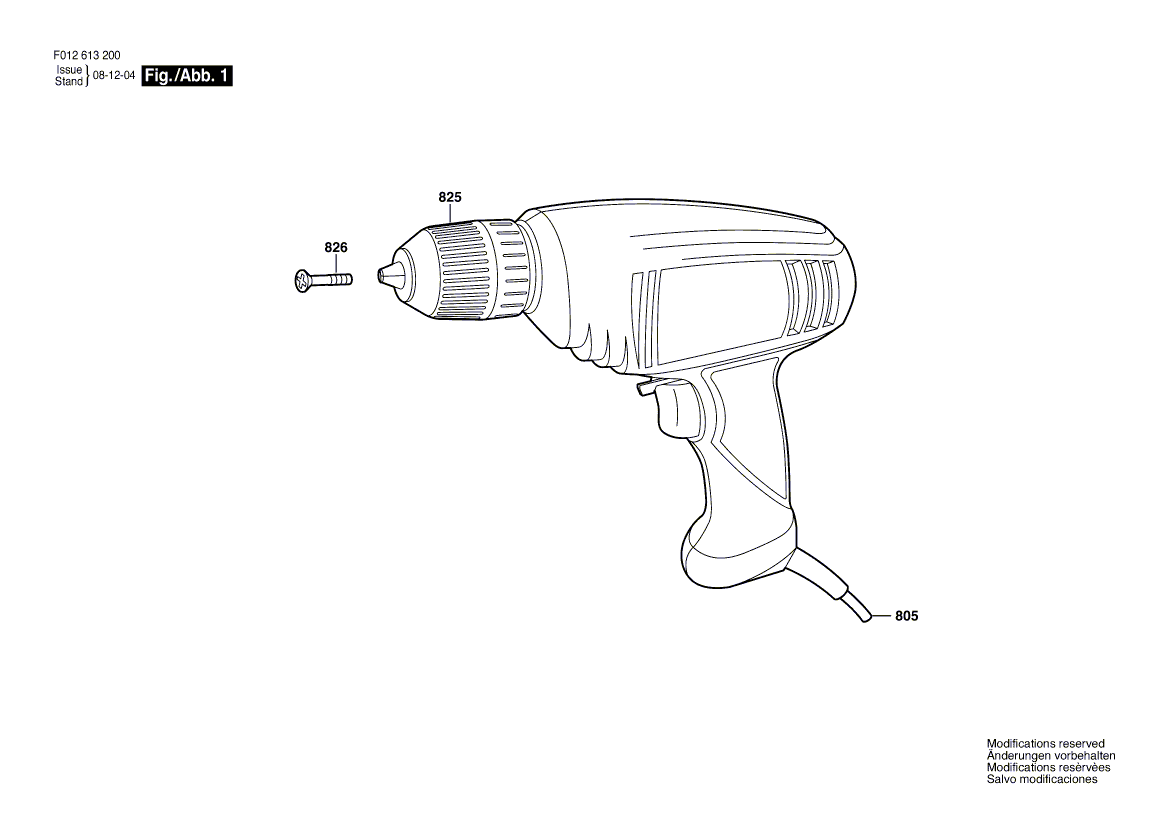 Skil 6132 f012613200 Parts - Drill