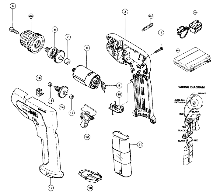 Makita 6176dw Parts - Cordless Drill