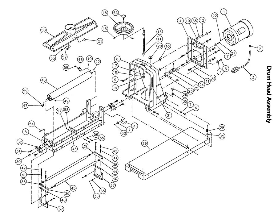 Jet 649003K_22-44 Drum Sander Parts