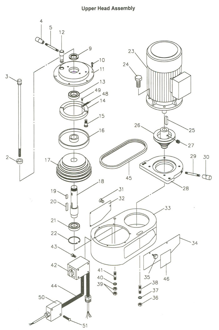 Jet 690036_JVM-836 Milling Machine Parts