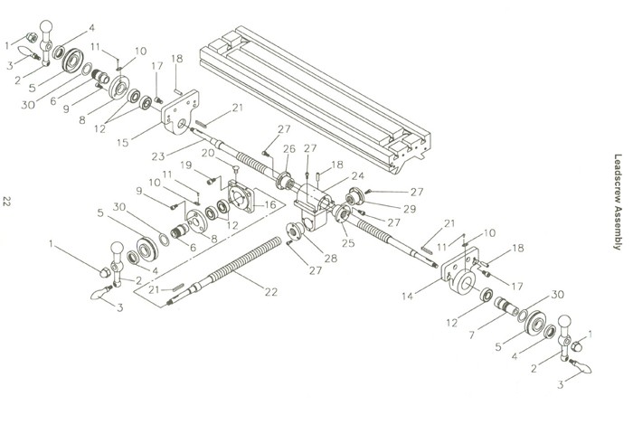 Jet 690036_JVM-836 Milling Machine Parts