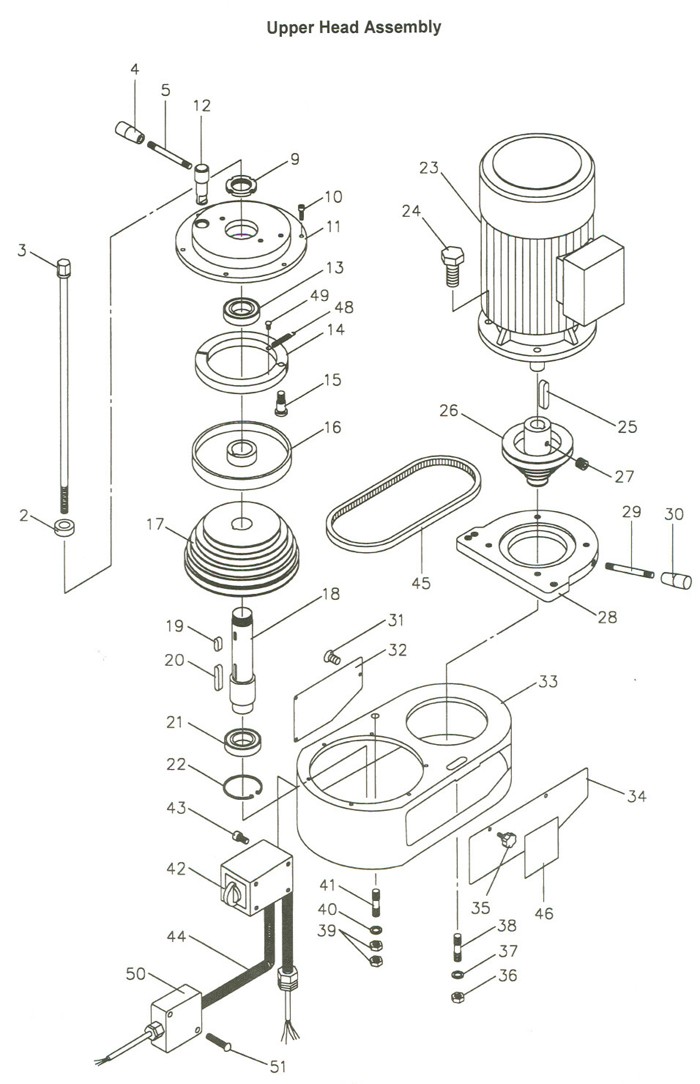 Jet 690038_JVM-836 Milling Machine Parts