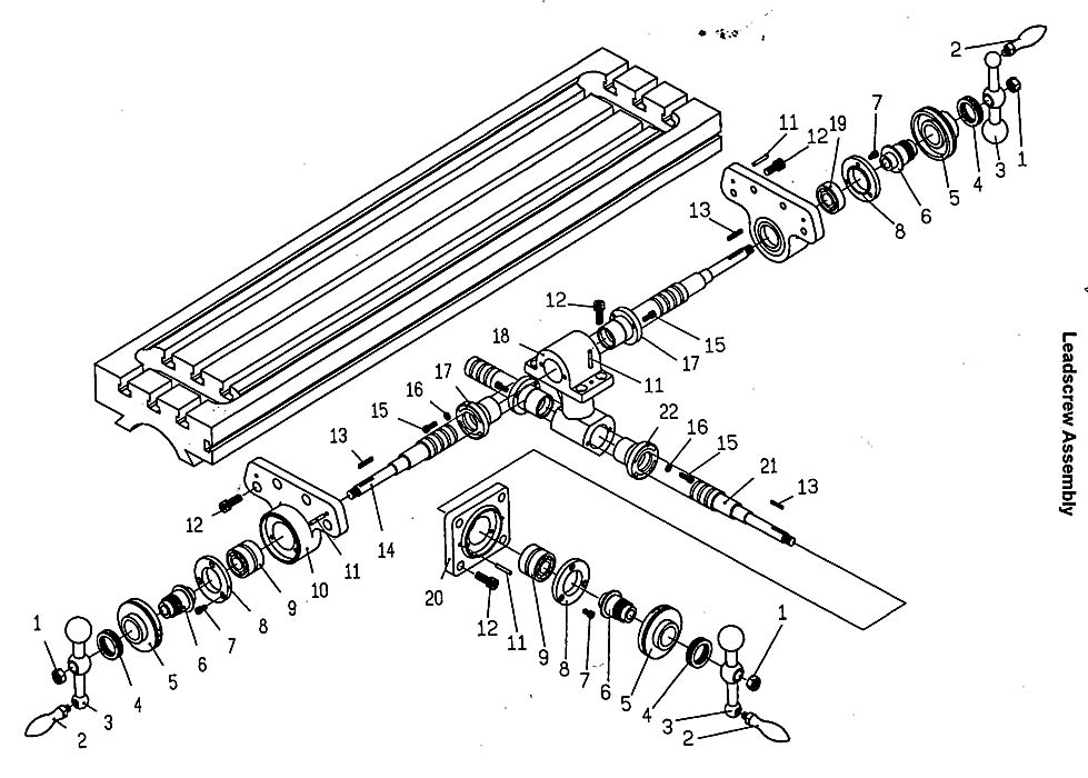 Jet 690089_JTM2 Turret Mill Parts